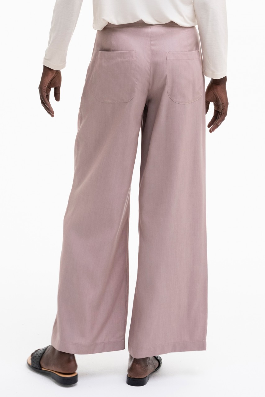 TROUSERS tencel old rose